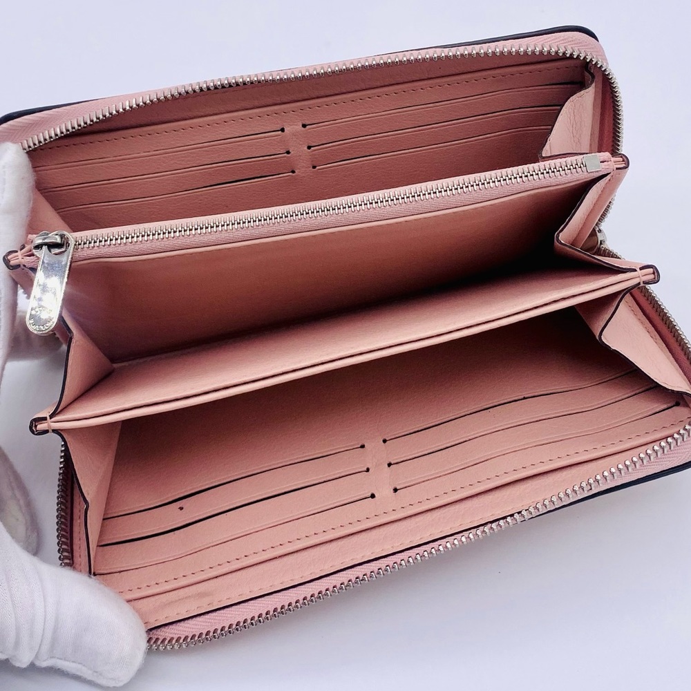 EUC Louis Vuitton Magnolia Pink Monogram Mahina Zippy Wallet - Picture 10 of 15